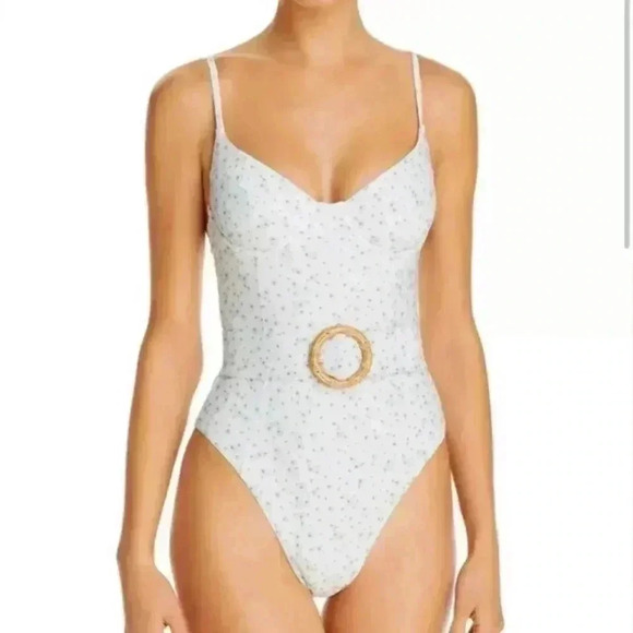 New We Wore What Swimsuit Baby’s Breath $225 - Picture 6 of 7